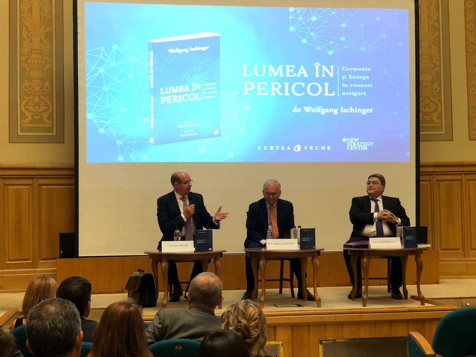 Ambassador Wolfgang Ischinger – Book launch in Bucharest