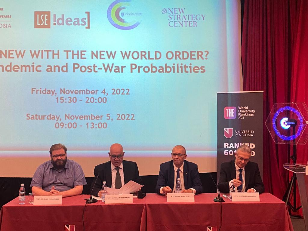 NSC in Cyprus, at the „What is with the new world order? Post-Pandemic and Post-War Probabilities” conference