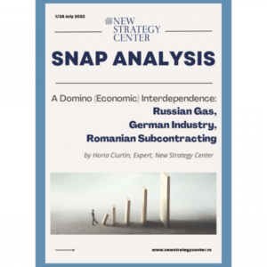 SNAP ANALYSIS – A Domino (Economic) Interdependence: Russian Gas, German Industry, Romanian Subcontracting